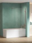 New Trendy Eventa Copper Shine paravan cadă 80 cm o piesă cupru luciu/sticlă transparentă EXK-5696 (EXK5696)