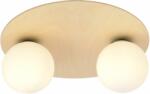Emibig Kenzo lampă de tavan 2x10 W lemn-opal 1142/2B (11422B)
