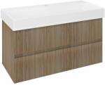 SAPHO Filena dulap 95x43x51.5 cm sub chiuveta pe perete stejar FID1210D (FID1210D)
