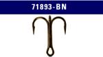 Mustad Ancora Tripla Mustad Nichel 71893bn, Nr 8, 25 Buc Plic (m.71893bn.8)
