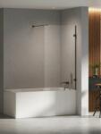 New Trendy Eventa Black Chrome paravan cadă 80 cm o piesă negru luciu/sticlă transparentă EXK-5690 (EXK5690)