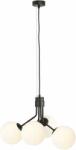 Emibig Nova lampă suspendată 4x10 W negru-opal 1138/4 (11384)