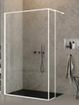 NEW TRENDY New Modus White perete cabină de duș walk-in 110 cm alb mat/sticla transparentă EXK-2250