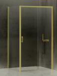 NEW TRENDY Prime Light Gold cabină de duș 100x80 cm dreptunghiular auriu luciu/sticlă transparentă D-0421A/D-0223B (D0421A/D0223B)