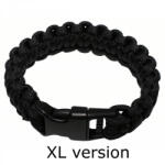 MFH Bratara paracord XL neagra MFH (28173A.M)