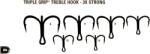 Mustad Ancora Tripla Mustad Ultrapoint Tg77npbn, Nr 12, 5 Buc Plic (m.tg77npbn.12)