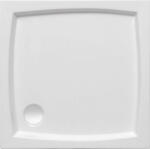 Polimat Patio cădiță de duș pătrată 80x80 cm alb 00734