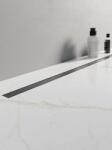 New Trendy Visio Slim Gunmetal Brushed rigolă liniară 80 cm OL-0093 (OL0093)