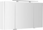SAPHO Lucie dulap 126x17x70 cm cu oglinda alb LU125-0030 (LU1250030)