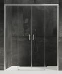NEW TRENDY Prime uși de duș 190 cm culisantă crom luciu/sticlă transparentă D-0339A (D0339A)