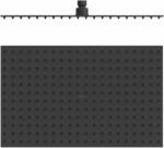 TRES Selection cap de duș 40x25 cm dreptunghiular negru 134315008NM (134315008NM)