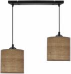 Candellux Legno lampă suspendată 2x40 W negru-bej 32-18328 (3218328)