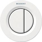 Geberit Typ 01 buton de spălare pentru WC alb 116.043. 11.1 (116043111)