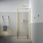 Sealskin Contour cabină de duș 90x90 cm pătrat auriu periat/sticlă transparentă CD180906495100 (CD180906495100)