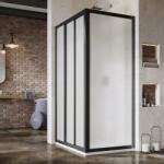 RAVAK Supernova perete de duș 75 cm negru mat/material polistiren 940303R211 (940303R211)