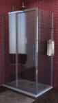 POLYSAN Lucis Line perete de duș 80 cm crom luciu/sticla transparentă DL3315