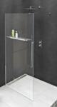 POLYSAN Modular Shower perete cabină de duș walk-in 100 cm crom luciu/sticla transparentă MS1-100-D