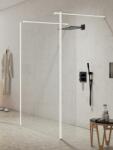 NEW TRENDY New Modus White perete cabină de duș walk-in 110 cm alb mat/sticla transparentă EXK-2273