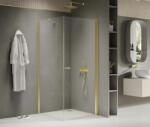 NEW TRENDY New Soleo Light Gold cabină de duș 120x80 cm dreptunghiular auriu luciu/sticlă transparentă K-1838 (K1838)