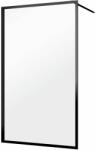 Sealskin Contour perete cabină de duș walk-in 120 cm negru mat/sticla transparentă CDA31186195100