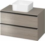 Cersanit Virgo dulap cu blat 80x46.9x49.9 cm sub chiuveta pe perete gri-stejar S522-031 (S522031)