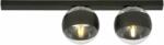 Emibig Fit Stripe lampă de tavan 2x10 W negru-transparent 1123/2 (11232)