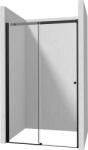 Deante Kerria Plus uși de duș 160 cm culisantă negru mat/sticlă transparentă KTSPN16P