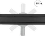 Hagser Iris rigolă duș 70 cm negru HGR13000030 (HGR13000030)