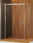 NEW TRENDY Softi cabină de duș 110x110 cm pătrat crom luciu/sticlă transparentă EXK-3918 (EXK3918)