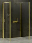 NEW TRENDY Prime Light Gold cabină de duș 110x100 cm dreptunghiular auriu luciu/sticlă transparentă K-1558
