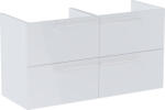 Roca Ella dulap 118.5x44.6x63.5 cm sub chiuveta pe perete alb A857772806 (A857772806)