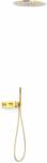 TRES B-System set de duș ascuns cu termostat cu duș de ploaie auriu 30735206OR (30735206OR)