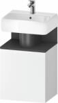 Duravit Qatego dulap 44x35x64.5 cm sub chiuveta pe perete alb-negru QA4076L49180000 (QA4076L49180000)