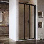RAVAK Supernova uși de duș 130 cm culisantă negru mat/sticlă transparentă 00VJ03R2Z1 (00VJ03R2Z1)