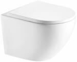 Hagser Beno vas wc cu capac soft-close agăţat fără margine alb HGR20000042 (HGR20000042)