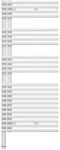 Zehnder Forma Asym calorifer de baie scară 116.1x59.6 cm alb LFAL-120-060-05