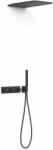 TRES B-System set de duș ascuns cu termostat cu duș de ploaie negru 30725305NM (30725305NM)
