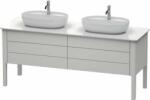 Duravit Luv dulap 173.3x57x74.3 cm sub chiuveta pe picioare alb LU9567B3939 (LU9567B3939)