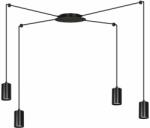 Emibig Traker lampă suspendată 4x30 W negru 524/4