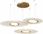 Altavola Design Eclipse lampă suspendată 3x80 W transparent-auriu LA116/P3_97_3k_gold (LA116P3973kgold)