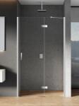NEW TRENDY New Renoma uși de duș 100 cm înclinabilă crom luciu/sticlă transparentă D-0100A