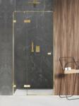 NEW TRENDY Avexa Gold Shine uși de duș 100 cm înclinabilă auriu luciu/sticlă transparentă EXK-1634 (EXK1634)