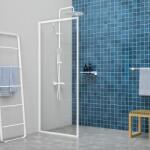 Sealskin Contour perete cabină de duș walk-in 90 cm alb mat/sticla transparentă CDA30886025100 (CDA30886025100)