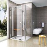RAVAK Pivot perete de duș 100 cm satin mat/sticla transparentă 90GA0U00Z1 (90GA0U00Z1)