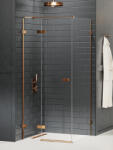 NEW TRENDY Avexa Copper Brushed cabină de duș 120x90 cm dreptunghiular EXK-3571