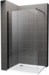 Hagser Bertina perete cabină de duș walk-in 100 cm negru mat/sticla transparentă HGR20000022 (HGR20000022)