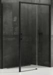 NEW TRENDY Prime cabină de duș 100x100 cm pătrat negru mat/sticlă transparentă D-0317A/D-0130B (D0317A/D0130B)