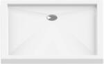 New Trendy Cantare cădiță de duș dreptunghiulară 120x90 cm alb B-0172