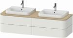 Duravit Happy D. 2 dulap 160x55x40.8 cm sub chiuveta pe perete alb HP4974B3939 (HP4974B3939)