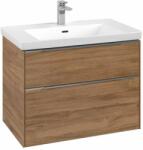 Villeroy & Boch Subway 3.0 dulap 77.2x46.2x57.6 cm sub chiuveta pe perete stejar C57400RH (C57400RH)